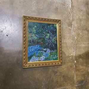 Original Acrylic Painting "Under The Old Oak Tree" 17" X 21" By Timothy Designs